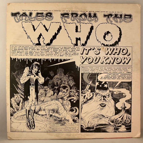 Used Vinyl The Who – Tales From The Who 2LP USED VG+/VG Color Vinyl Quadraphonic Unofficial J120823-12