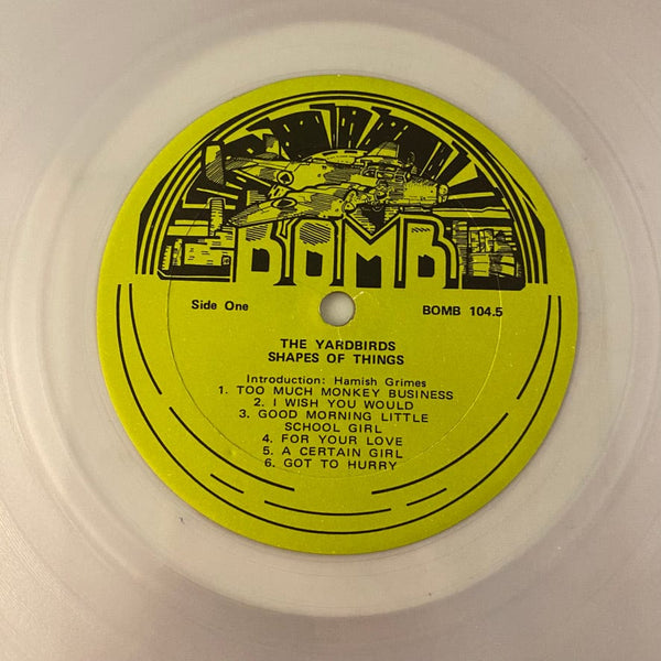 Used Vinyl The Yardbirds – Shapes Of Things 2LP USED NM/VG+ Clear Vinyl J030223-08