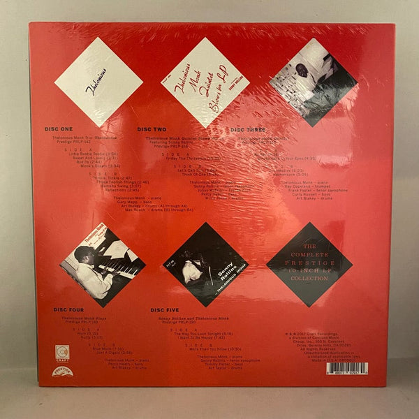 Used Vinyl Thelonious Monk – The Complete Prestige 10-Inch LP Collection 5LP 10" Box Set USED NOS STILL SEALED J101424-13