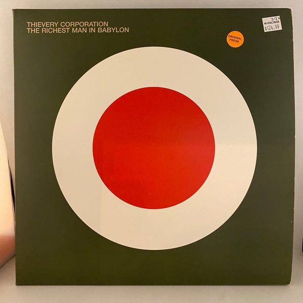 Used Vinyl Thievery Corporation – The Richest Man In Babylon 4LP USED VG+/VG++ Original 2002 Pressing J031024-04