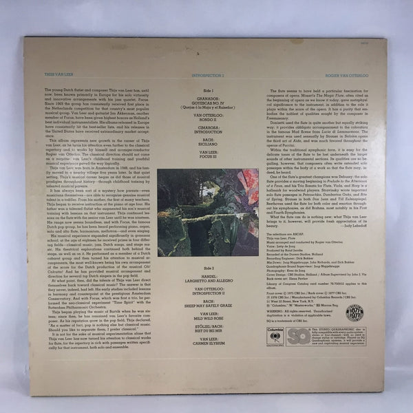 Used Vinyl Thijs Van Leer - Introspection 2 LP VG++-VG++ USED 6753