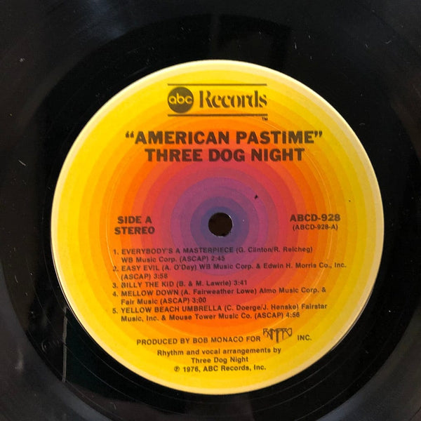 Used Vinyl Three Dog Night - American Pastime LP VG+/VG+ USED 021822-002