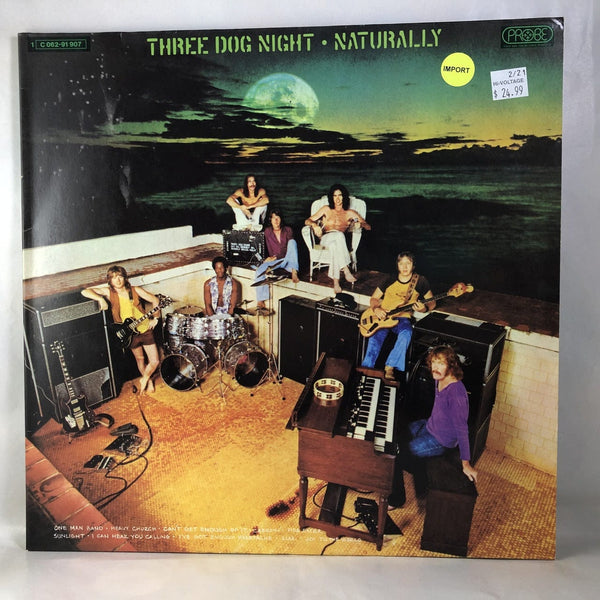 Used Vinyl Three Dog Night - Naturally LP German Import VG+-VG++ USED 11057