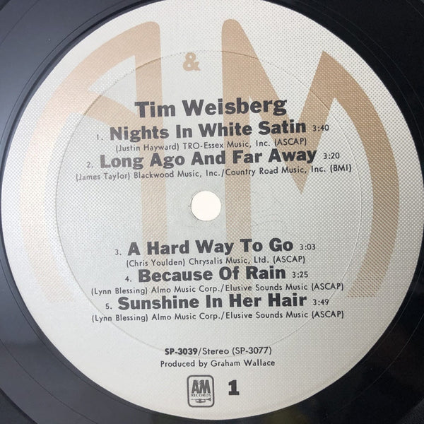 Used Vinyl Tim Weisberg - Self Titled LP VG++-VG++ USED 11000