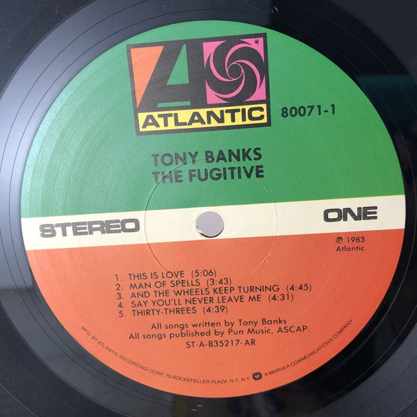 Used Vinyl Tony Banks - The Fugitive LP VG++-NM USED 9821