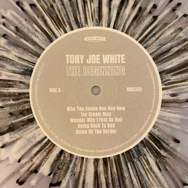 Used Vinyl Tony Joe White – The Beginning LP USED NM/VG+ Clear w/ Splatter Vinyl RSD 2020 J051023-13