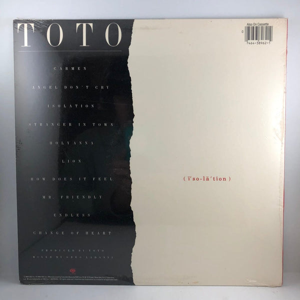 Used Vinyl Toto - Isolation LP SEALED NOS USED I113021-030