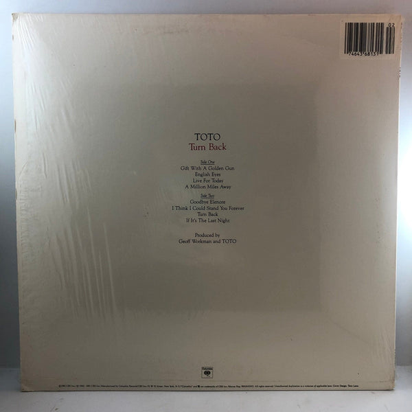 Used Vinyl Toto - Turn Back LP VG++/VG++ Original Poster USED I100121-062