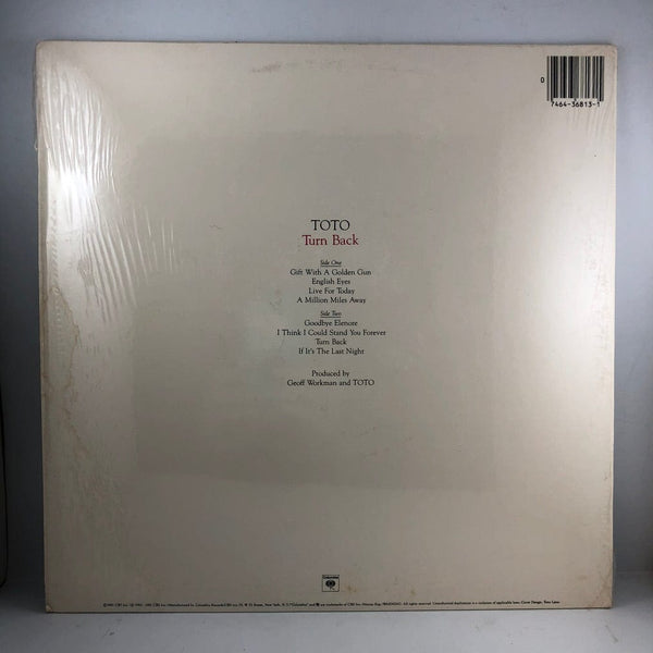 Used Vinyl Toto - Turn Back LP VG++/VG++ USED V2 021422-013