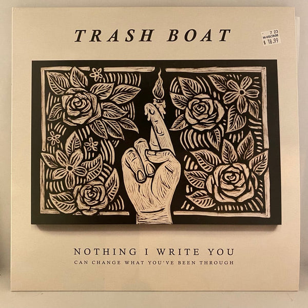 Used Vinyl Trash Boat – Nothing I Write You Can Change What You've Been Through LP USED VG++/NM Black & White Split w/ Splatter J071723-02