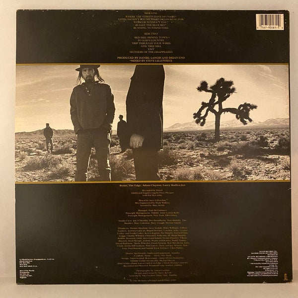 Used Vinyl U2 – The Joshua Tree LP USED NM/VG+ J121123-09