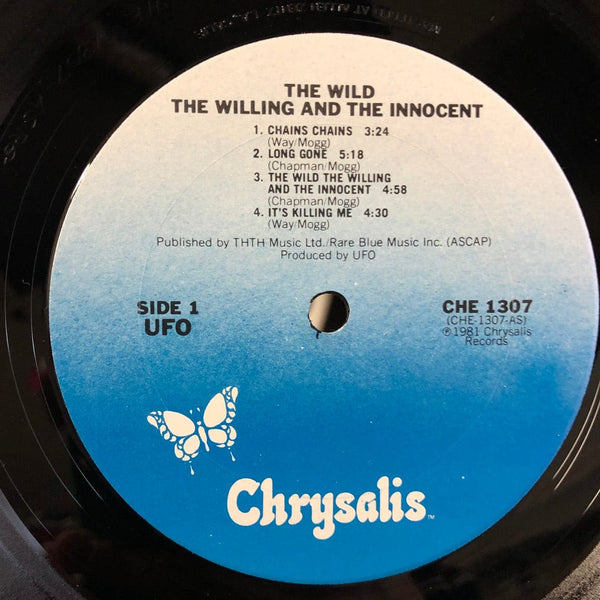 Used Vinyl UFO - The Wild the Willing and the Innocent LP NM/VG++ USED I100121-076