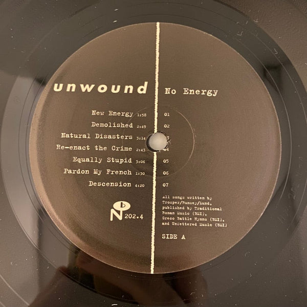 Used Vinyl Unwound – No Energy 3LP USED NM/VG++ Numero Group Box Set J082524-04