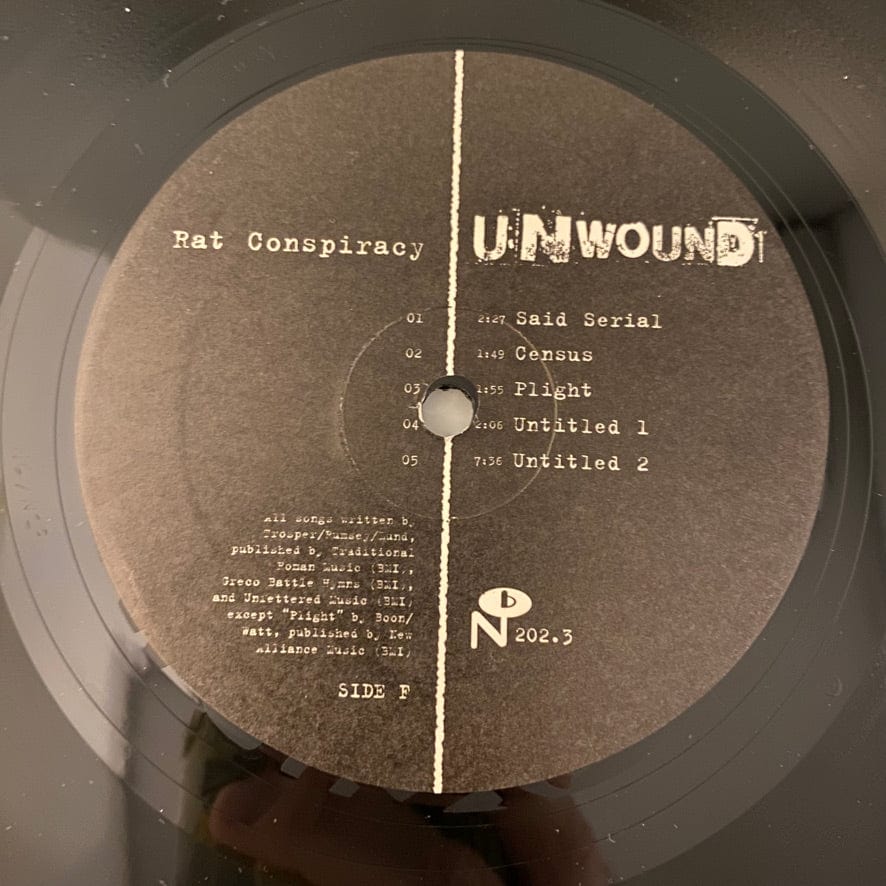 Unwound – Rat Conspiracy 3LP USED VG++/VG+ Numero Group Box Set