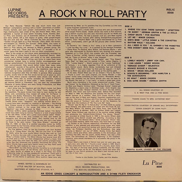 Used Vinyl Various – A Rock N' Roll Party LP USED NM/VG++ J121522-07