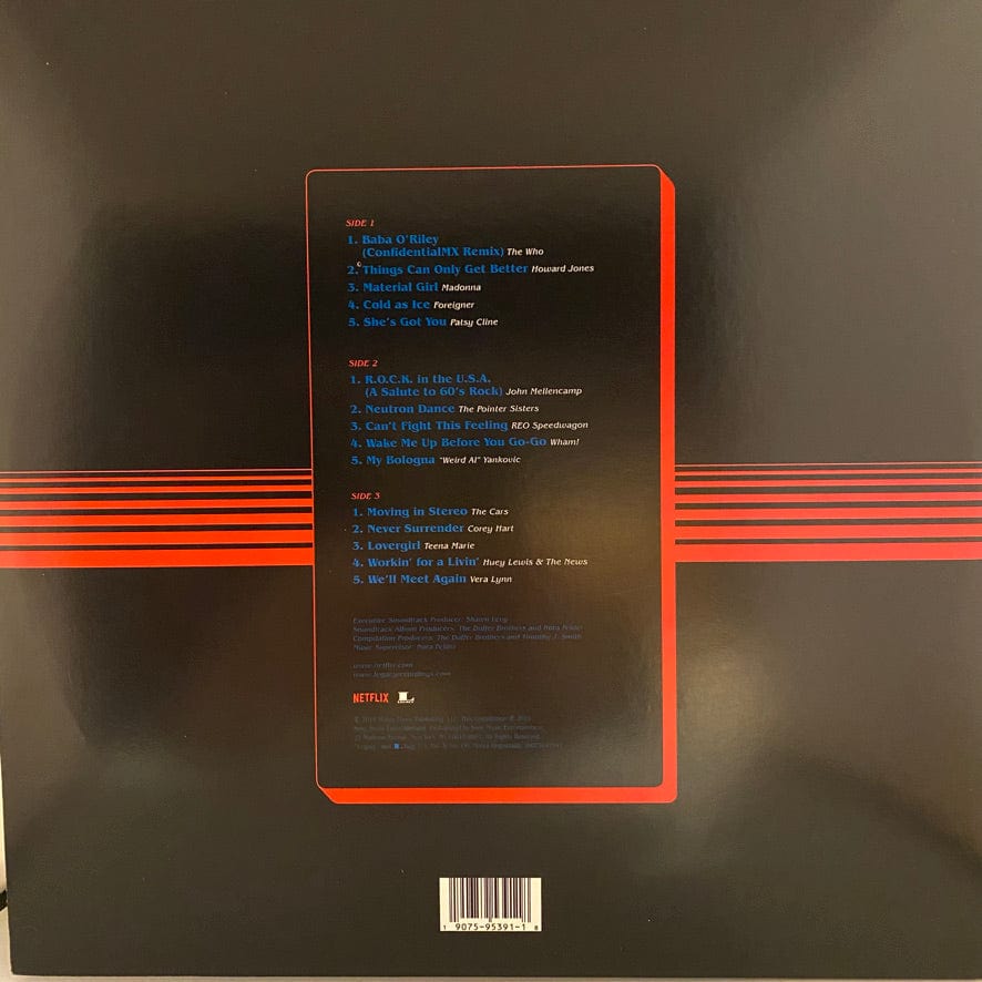 Various – Stranger Things 3 2LP USED NM/NM Clear Splatter Vinyl w