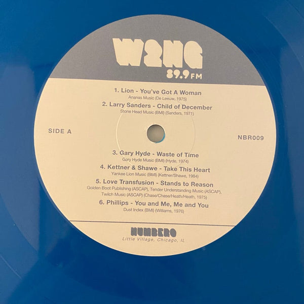 Used Vinyl Various – W2NG 89.9 FM LP USED VG++/VG++ Blue Vinyl J052823-13