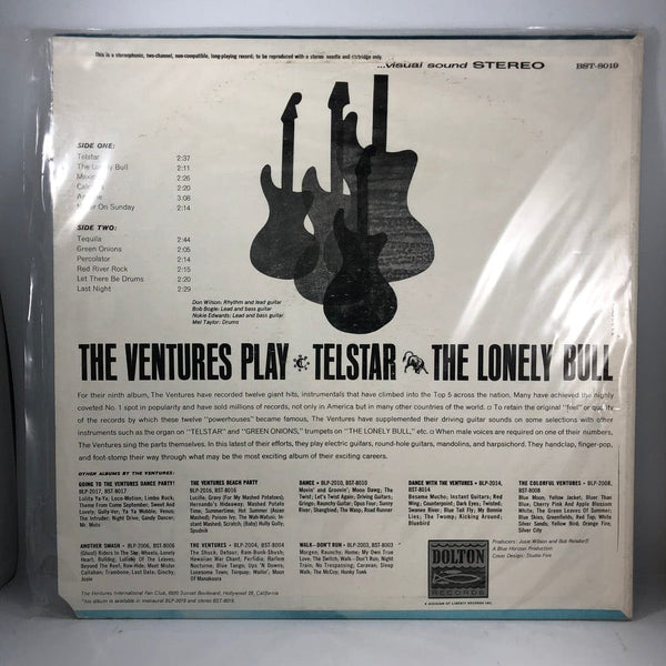 Used Vinyl Ventures - The Ventures Play Telstar, The Lonely Bull LP VG+/VG++ USED I010822-020