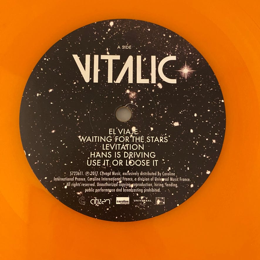 Vitalic – Voyager LP USED NM/VG+ Orange Vinyl – Hi-Voltage Records