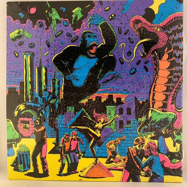 Used Vinyl Warfaring Strangers: Acid Nightmares 2LP USED NOS STILL SEALED Newbury Comics Yellow & Purple Vinyl J061623-05