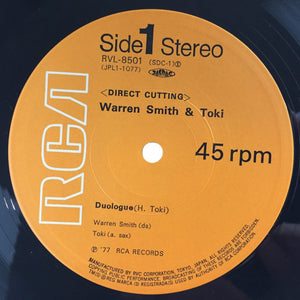 Used Vinyl Warren Smith and Toki - Duologue - Heritage 12" Single NM-VG+ USED 7320