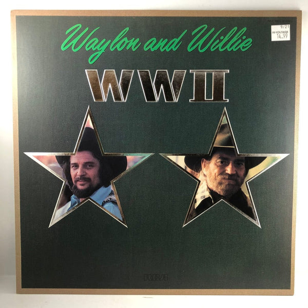 Used Vinyl Waylon and Willie - WWII LP NM/NM Waylon Jennings Willie Nelson USED I102421-022