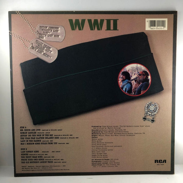 Used Vinyl Waylon and Willie - WWII LP NM/NM Waylon Jennings Willie Nelson USED I102421-022