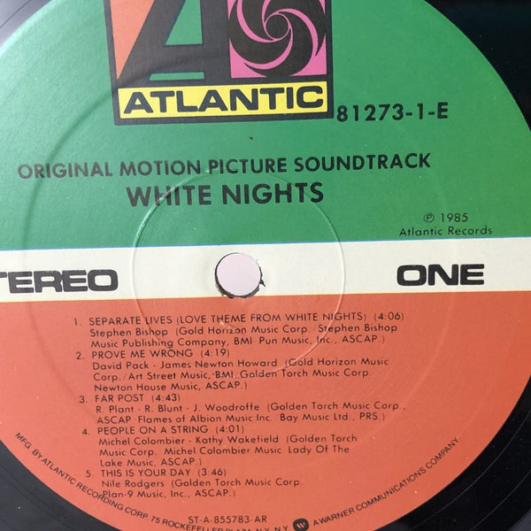 Used Vinyl White Nights Original Motion Picture Soundtrack LP VG++-NM USED 11765