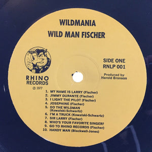 Used Vinyl Wild Man Fischer - Wildmania LP NM-VG+ USED 7741