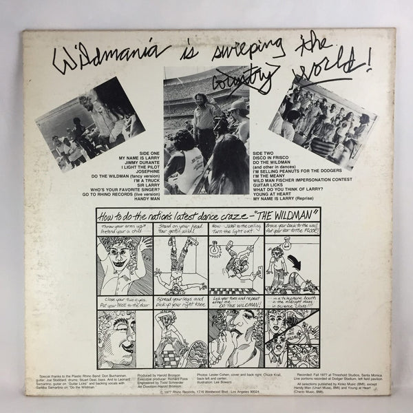 Used Vinyl Wild Man Fischer - Wildmania LP NM-VG+ USED 7741