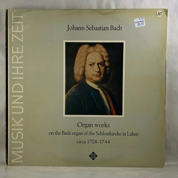 Used Vinyl Wilhelm Backhaus - Johann Sebastian Bach: Organ Works 1708-1744 LP German Import VG++/VG USED 13907