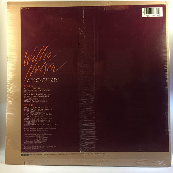 Used Vinyl Willie Nelson - My Own Way LP SEALED NOS 10006447