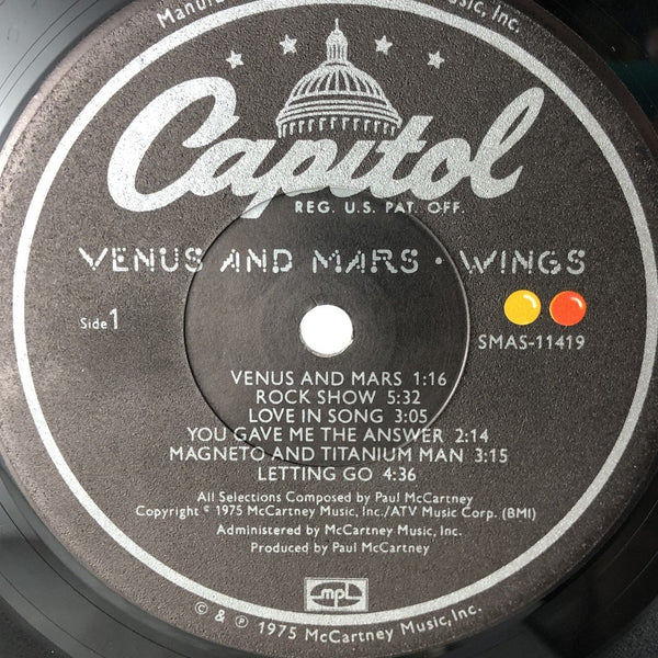 Used Vinyl Wings - Venus and Mars LP Includes Posters VG-VG+ USED 11862