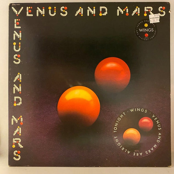 Used Vinyl Wings – Venus And Mars LP USED NM/VG+ J091723-15