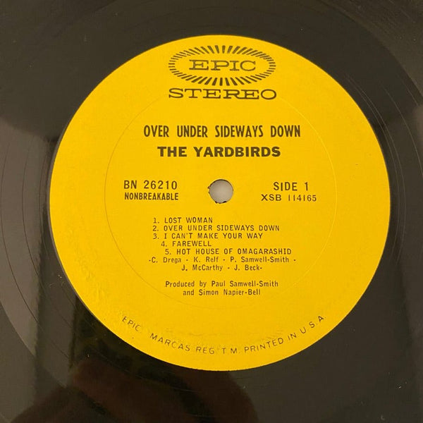 Used Vinyl Yardbirds – Over Under Sideways Down LP USED NM/VG+ Original 1966 Pressing J010724-19