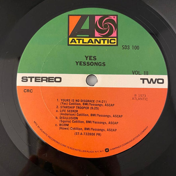 Used Vinyl Yes – Yessongs 3LP USED VG+/VG+ Record Club Edition J030223-12