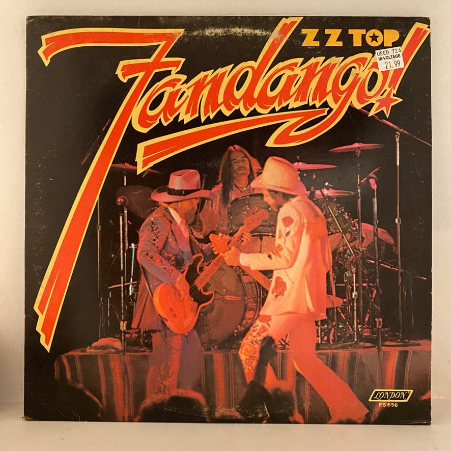 ZZ Top – Fandango! LP USED VG+/VG+ 1975 Pressing – Hi-Voltage Records