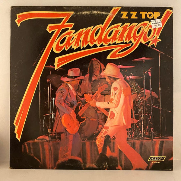 Used Vinyl ZZ Top – Fandango! LP USED VG+/VG+ 1975 Pressing J070524-10