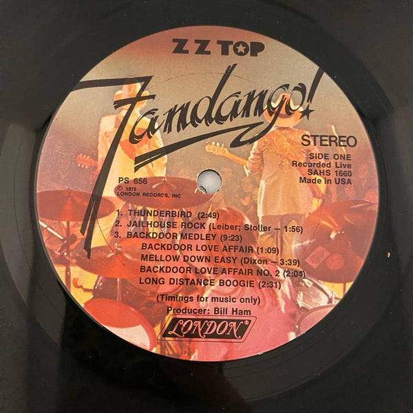 Used Vinyl ZZ Top – Fandango! LP USED VG+/VG+ 1975 Pressing J070524-10