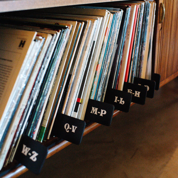 Vinyl Record Dividers A-Z