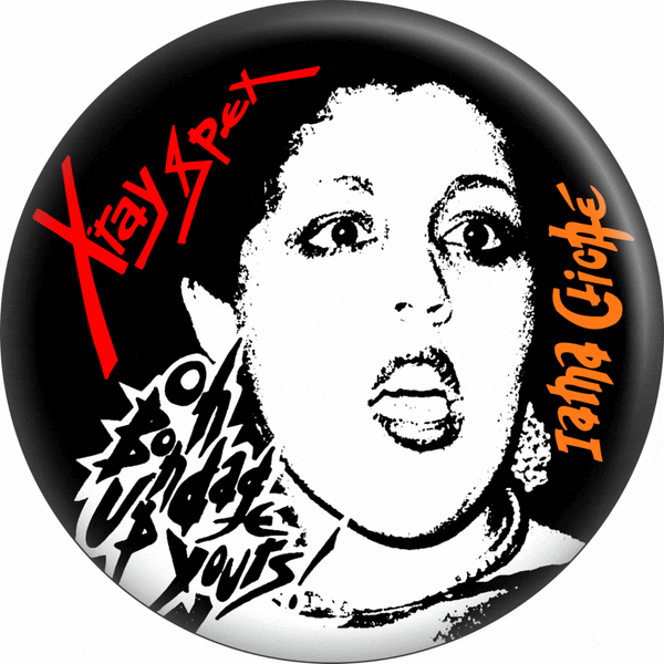 X-RAY SPEX - 1.25 inch Pin-on Button 991625