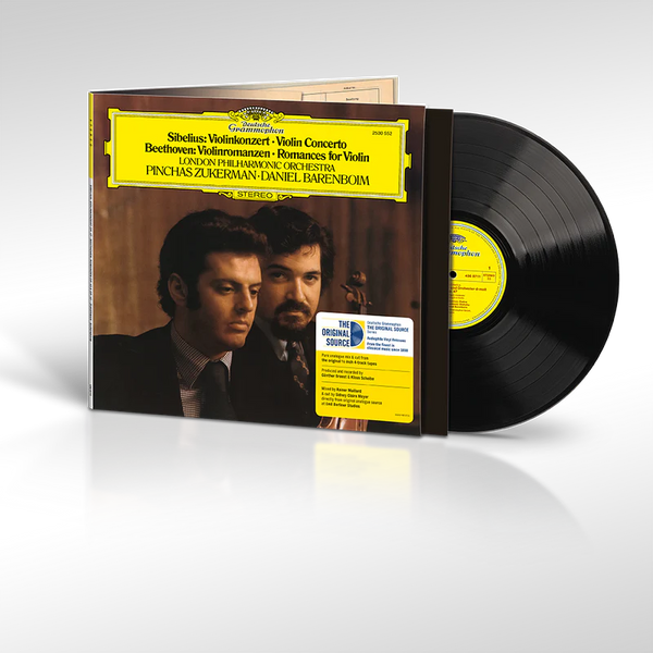 Pinchas Zukerman - SIBELIUS: Violin Concerto / BEETHOVEN: Romances for Violin LP NEW Original Source Series