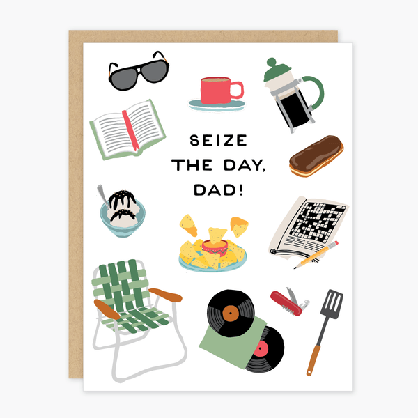 Greeting Cards Seize the Day Dad Father's Day Card 990408
