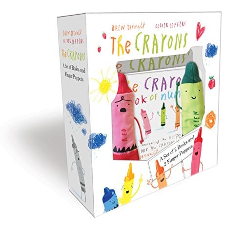 New Book The Crayons: A Set of Books and Finger Puppets 9781524791414