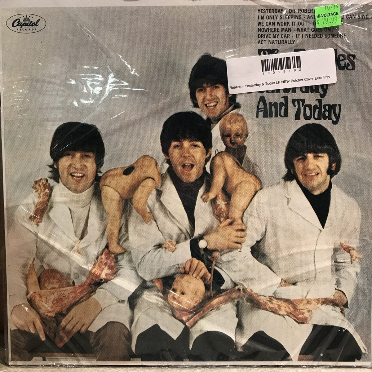 Beatles - Yesterday & Today LP NEW Butcher Cover Euro Import – Hi 