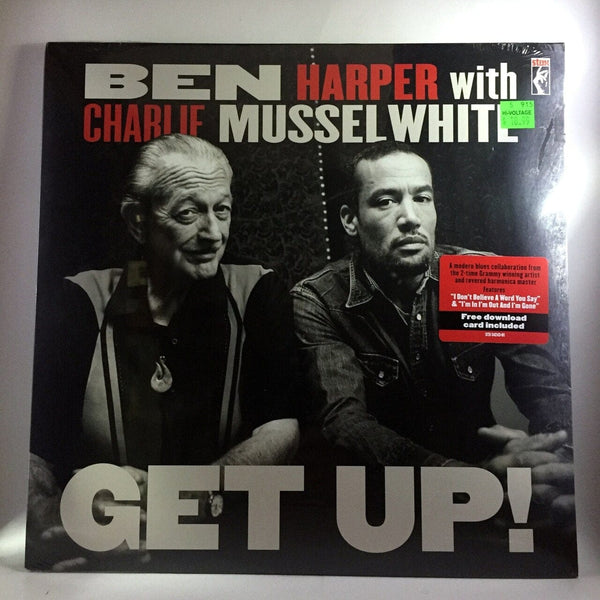 Ben Harper with Charlie Musselwhite - Get Up! LP NEW w-Download