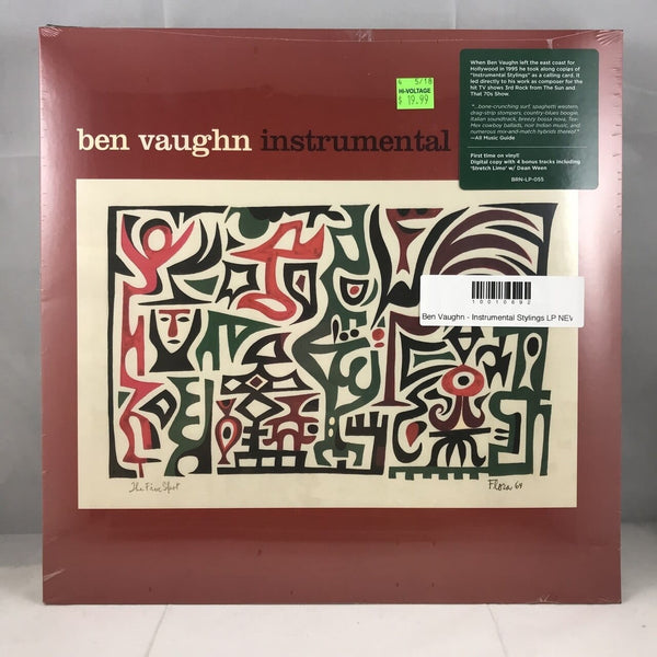 Ben Vaughn - Instrumental Stylings LP NEW