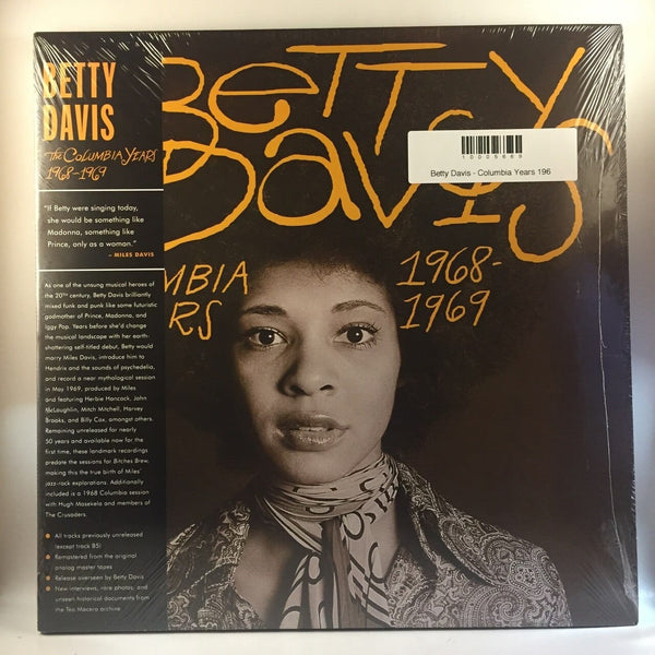 Betty Davis - Columbia Years 1968-69 LP NEW LitA