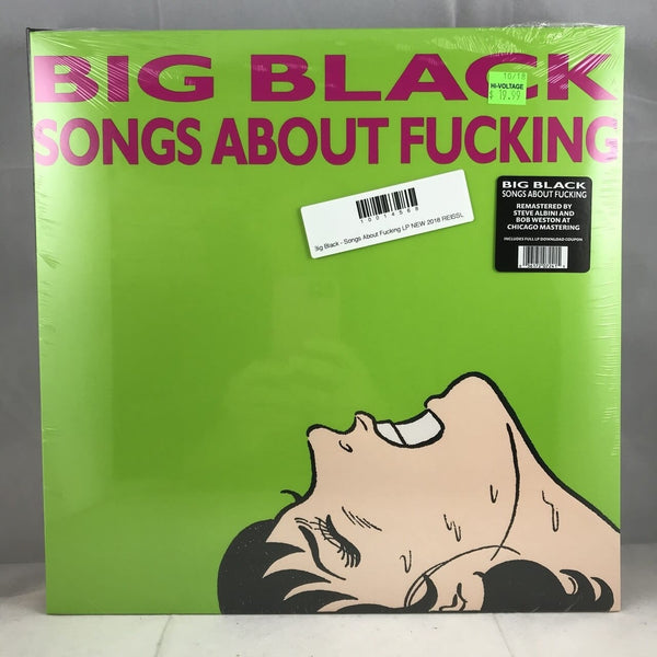 Big Black - Songs About Fucking LP NEW 2018 REISSUE
