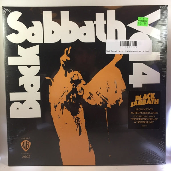 Black Sabbath - Vol. 4 LP NEW